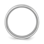 Chisel Cobalt Flat Polished 6mm Band