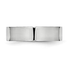 Chisel Cobalt Flat Polished 6mm Band