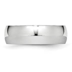 Chisel Cobalt Polished 7mm Half Round Band