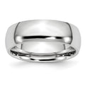 Chisel Cobalt Polished 7mm Half Round Band