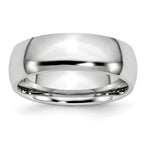 Chisel Cobalt Polished 7mm Half Round Band