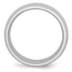 Chisel Cobalt Polished 8mm Half Round Band