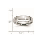 Chisel Cobalt Satin 5mm Half Round Band