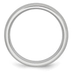 Chisel Cobalt Satin 6mm Half Round Band