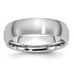 Chisel Cobalt Satin 6mm Half Round Band