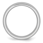 Chisel Cobalt Satin 7mm Half Round Band