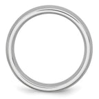 Chisel Cobalt Satin 8mm Half Round Band