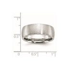 Chisel Cobalt Satin 8mm Half Round Band