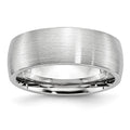 Chisel Cobalt Satin 8mm Half Round Band