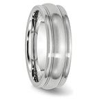 Chisel Cobalt Satin 7mm Rounded Edge Band