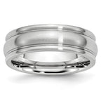 Chisel Cobalt Satin 7mm Rounded Edge Band