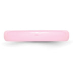 Chisel Ceramic Pink 4mm Polished Band