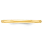 14k Yellow Gold 2mm Standard Weight Comfort Fit Wedding Band