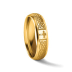 14k Yellow Gold 6mm Standard Weight Comfort Fit Wedding Band