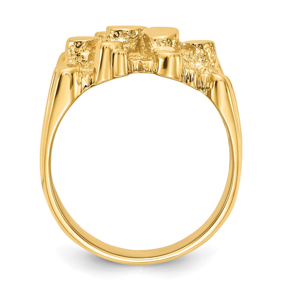 IB Goodman 14k Mens Nugget Ring