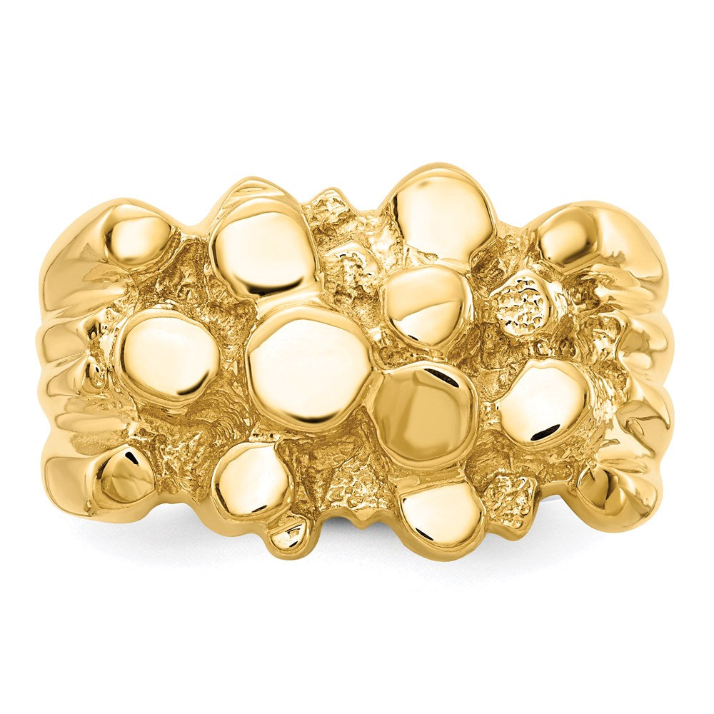 IB Goodman 14k Mens Nugget Ring