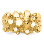 IB Goodman 14k Mens Nugget Ring