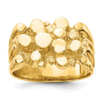 IB Goodman 14k Mens Nugget Ring