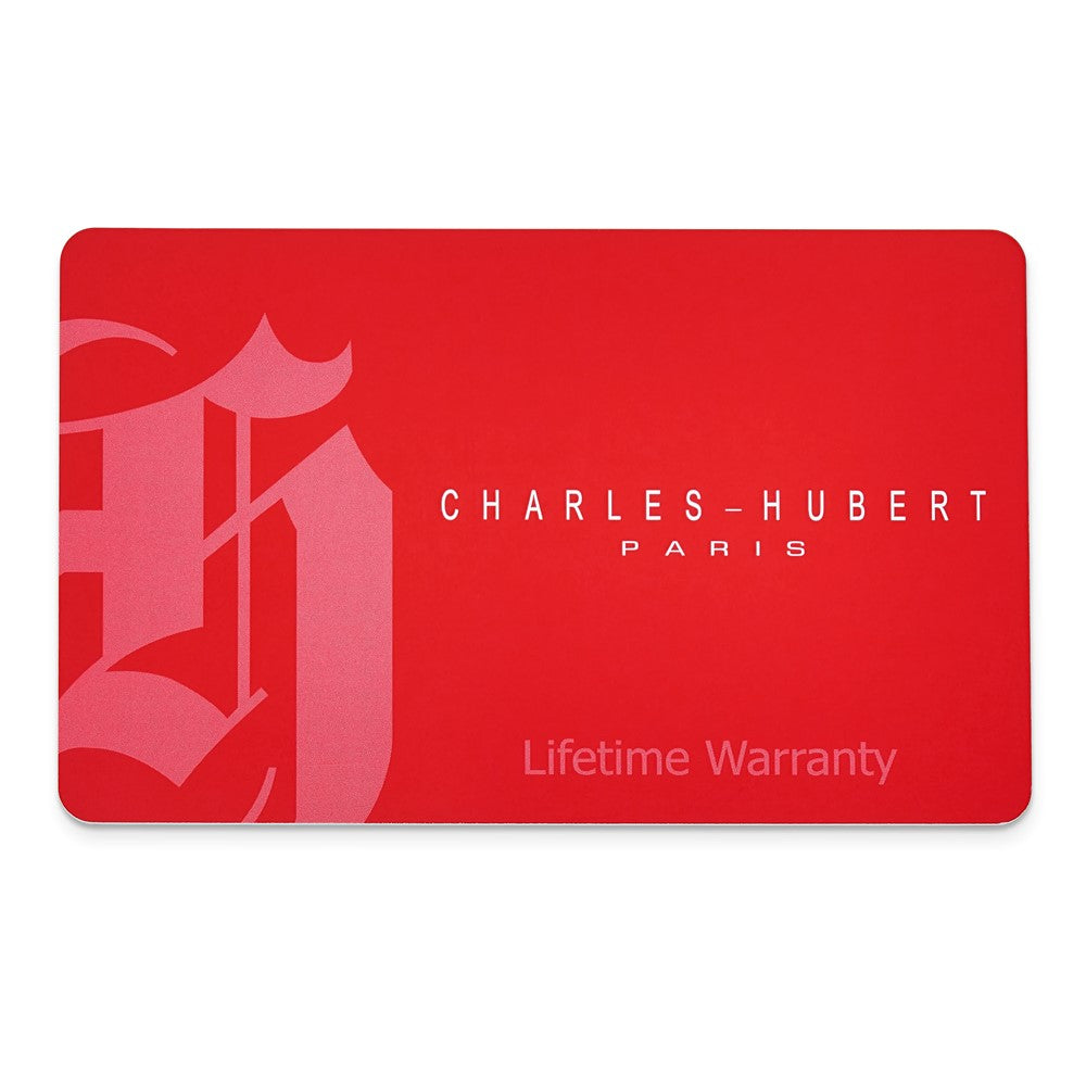 Charles Hubert IP-plated Stainless Steel Skeleton Dial Pocket Watch