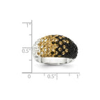 Sterling Silver Crystal Ring