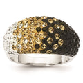 Sterling Silver Crystal Ring