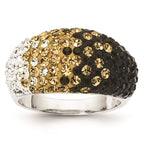 Sterling Silver Crystal Ring
