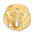 14k Polished Fits up to 8mm on Both Small Sand Dollar Omega Slide