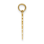 14k Polished BEST FRIEND/FRIENDS FOREVER 2-Piece Break-Apart Heart Charm