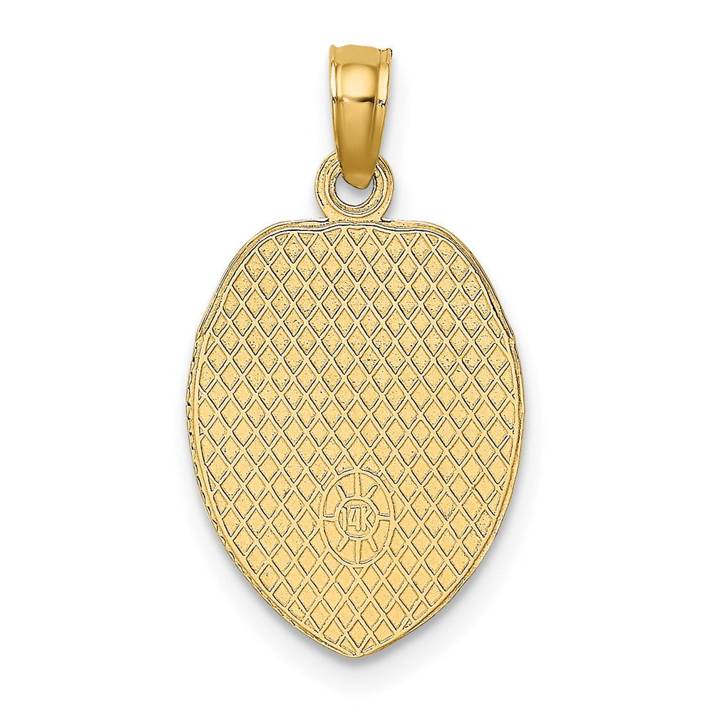 14k POLICE OFFICER Badge Pendant