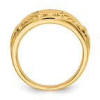 14k Ladies Polished Claddagh Ring