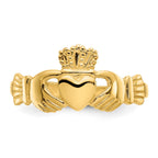 14k Ladies Polished Claddagh Ring