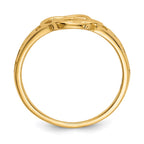 14k Ladies Polished Celtic Knot Ring