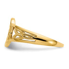 14k Ladies Polished Celtic Knot Ring