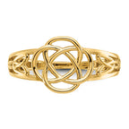14k Ladies Polished Celtic Knot Ring