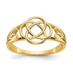 14k Ladies Polished Celtic Knot Ring