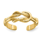 14k Love Knot Toe Ring