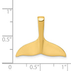 14k Whale Tail Chain Slide