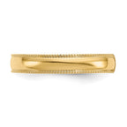 14K Adjustable 3mm Milgrain Band Toe Ring