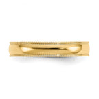 14K Adjustable 3mm Milgrain Band Toe Ring