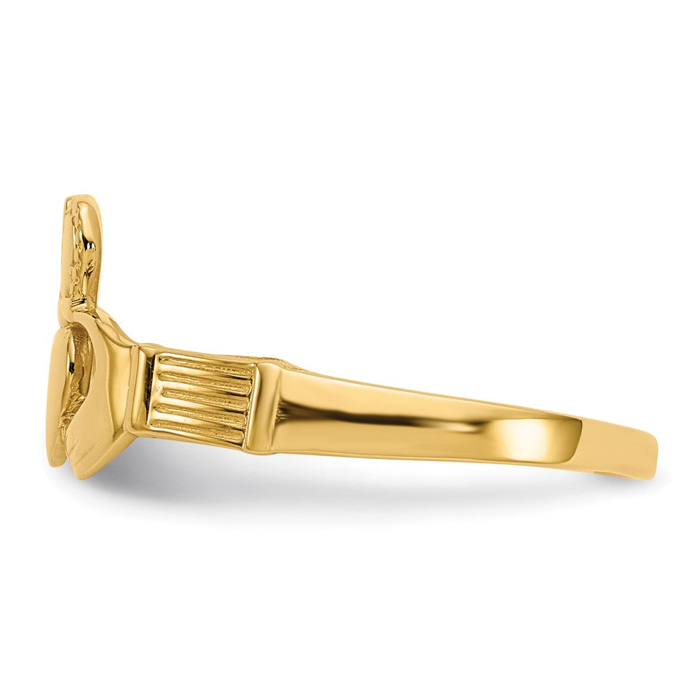 14k Ladies Claddagh Ring