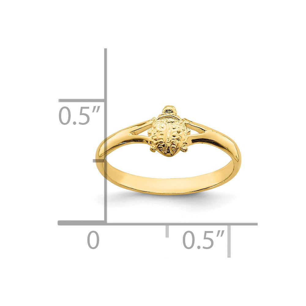 14k Ladybug Baby / Childs Ring