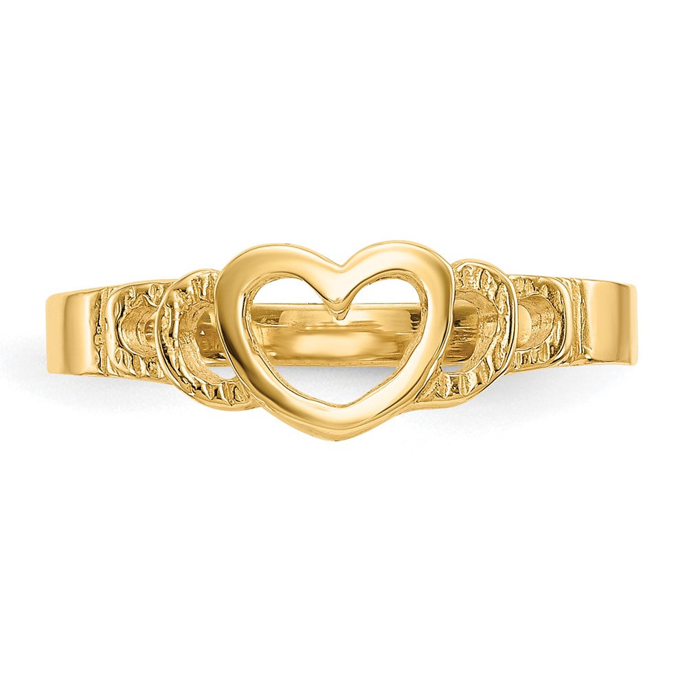 14k Heart Baby / Childs Ring