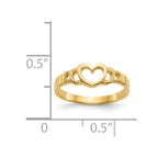 14k Heart Baby / Childs Ring