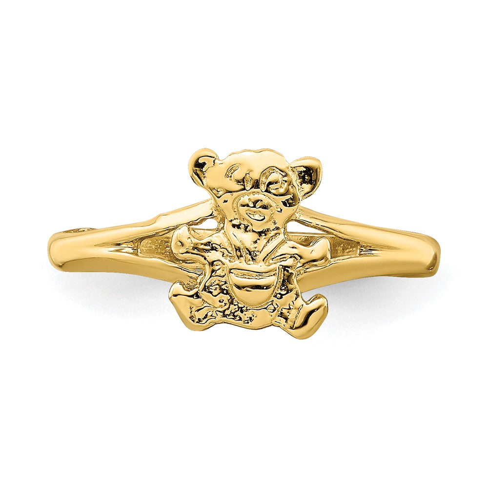 14k Teddy Bear Baby / Childs Ring