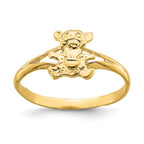 14k Teddy Bear Baby / Childs Ring