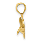 14K Shark Pendant