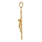 14k Filigree Crucifix Pendant
