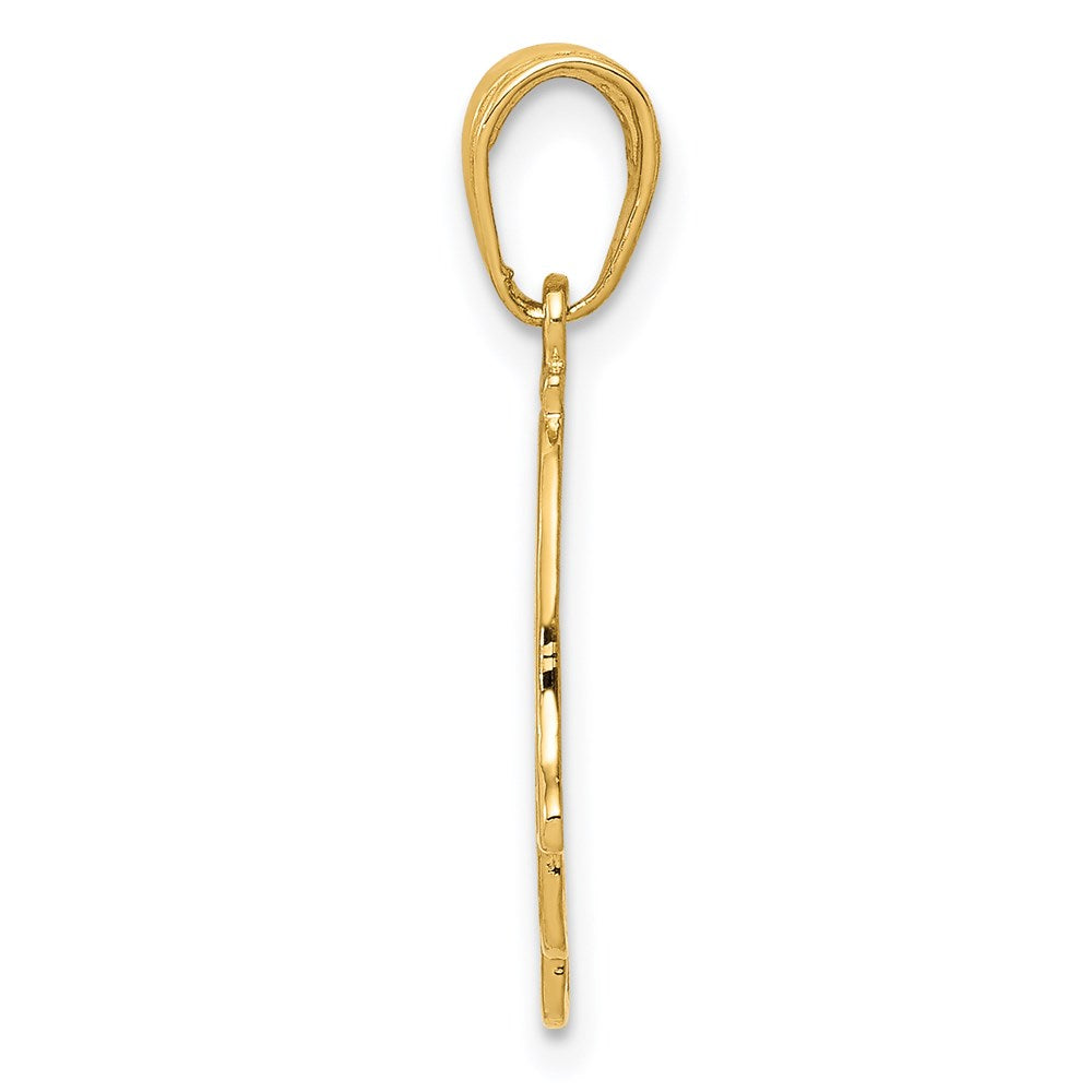 14k Filigree Chamseh Pendant