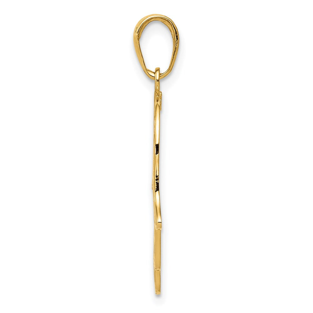 14K Filigree Chamseh Pendant