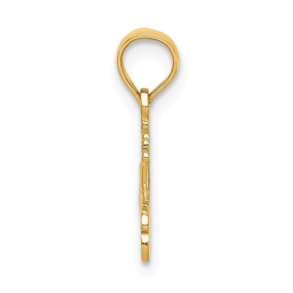 14K #1 PRINCESS with Crown Charm